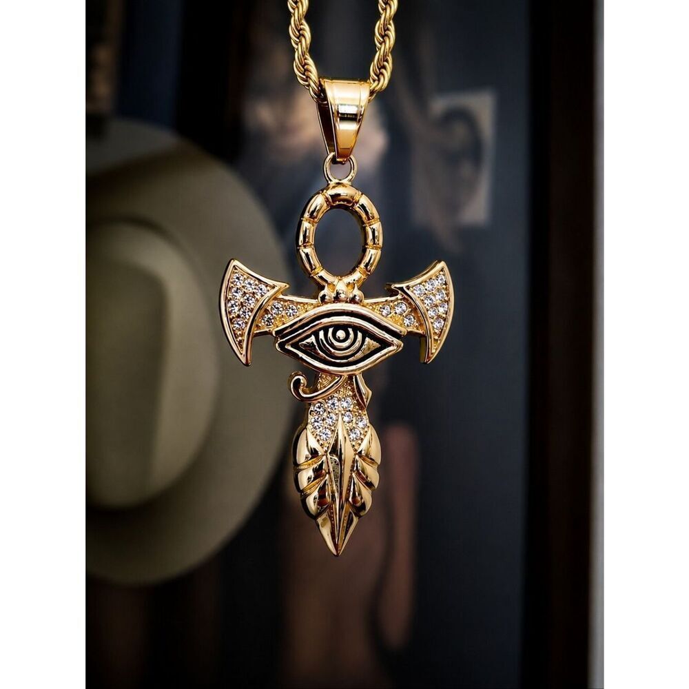 Eye of horus Ankh Necklace
